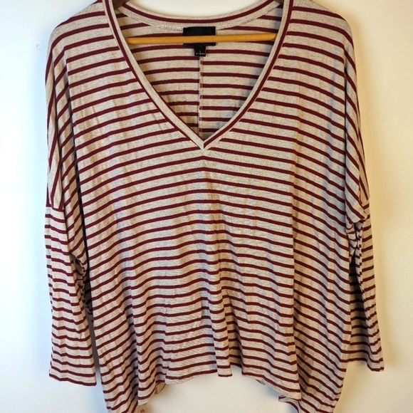 Striped Oversized Tee Shirt - Large - Picture 2 of 5